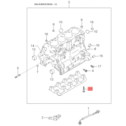 Кронштейн, буфер правый 86516-3C200 Mobis