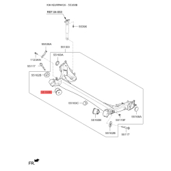 Сайлентблок балки 55160-A4000 Mobis