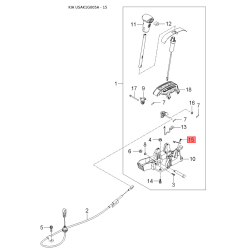 Накладка панели прибров (торпеды) верхняя 84850-1G000GD Mobis
