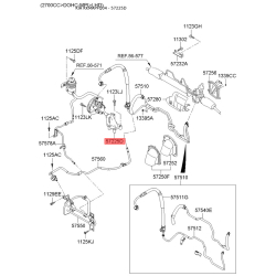 Кріплення бачка і трубок гідропідсилювача керма (ГПК) 57210-2E000 Mobis