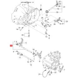 Прокладка задней пружины верхняя 0K2NA-28013 Mobis