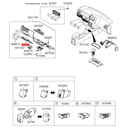 Накладка панели прибров (торпеды) 84755-2F000NM Mobis