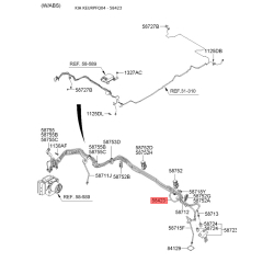 Трубопровод тормозного привода 58718-1F300 Mobis