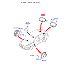 Динамик двери, торпеды, бампера или задней полки 96360-1E000 Mobis
