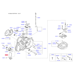 Кронштейн АКПП задній 45217-22110 Mobis