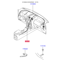 Пристрій керування, подушка безпеки 91700-26020 Mobis