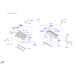 Головка цилиндра левая 22110-3C501A Mobis
