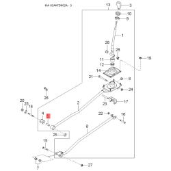 Хомут малий чохла рульового механізму MDX53-32116 Mobis