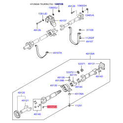 Подвеска, карданный вал 49171-11420 Mobis