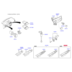 Блок кнопок склопідйомника 93570-1C030WK Mobis