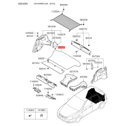 Обивка багажника 85701-2F030LK Mobis