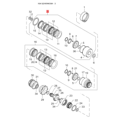 Захист (пильник, щит) поворотного кулака MB015-33041 Mobis