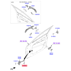 Болт гальмівної системи 11251-08256K Mobis