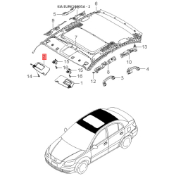 Лампа накаливания, oсвещение салона 94369-1G000 Mobis