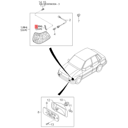 Захист (пильник, щит) поворотного кулака MB004-33041 Mobis