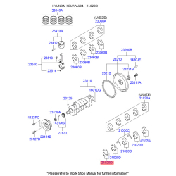 Вкладиші корінні 21020-38130 Mobis