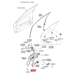 Динамік дверей, торпеди, бампера або задньої полиці правий 96330-2F501 Mobis