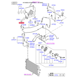 Крепление трубок кондиционера и компрессора 97792-1C050 Mobis