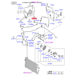 Крепление трубок кондиционера и компрессора 97794-1C050 Mobis