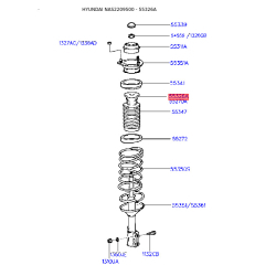 Пилозахисний комплект амортизатора 55326-22000 Mobis