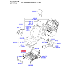 Каркас сиденья 88097-2B100J4 Mobis