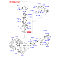Фільтр паливний 31090-17000 Mobis