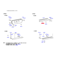 Кронштейн щитка номерного знака 87370-22300 Mobis