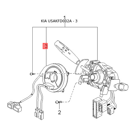 Молдинг порога, бампера і крила лівий 87721-FD000XX Mobis - 87721FD000XX - схема з каталогу 3, USAKFD002A 87721FD000XX