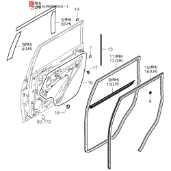 Кільцева шестерня, ступінчаста коробка передач MF401-17341A Mobis