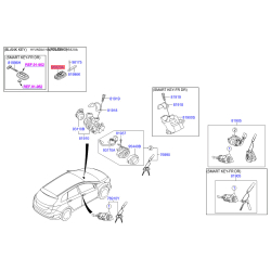 Брелок без ключа 95430-A5101 Mobis