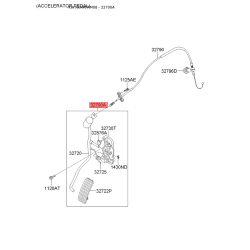 Педаль акселератора 32700-2K150 Mobis