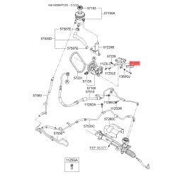 Кріплення бачка і трубок гідропідсилювача керма (ГПК) 57225-22500 Mobis