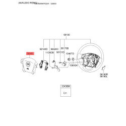 Подушка безопасности на руль 56900-1F100WK Mobis