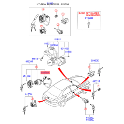 Подсветка замка зажигания 93170-3K500 Mobis