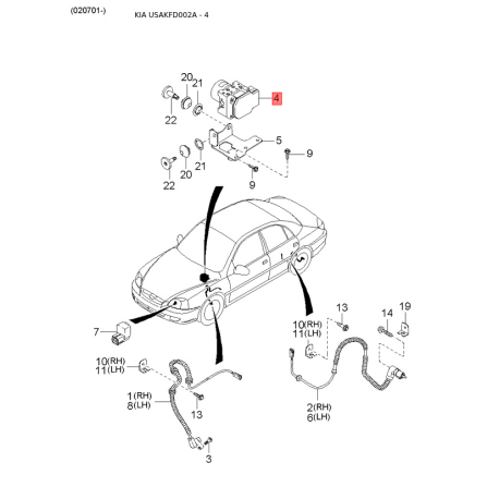 Эмблема, декоративный колесный колпак 52960-FD601 Mobis - 52960FD601 - схема с каталога 4, USAKFD002A 52960FD601