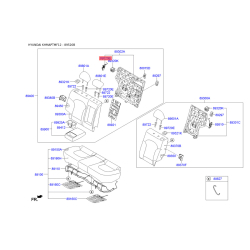Сидение крепление правое 89491-2S001 Mobis