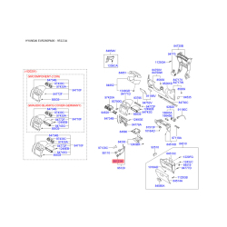 Підлокітник 95121-26A00 Mobis