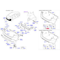 Датчик, система помощи при парковке 95720-A40019H Mobis