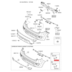Датчик, система помощи при парковке 95720-2K500A1 Mobis
