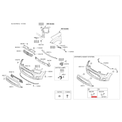 Датчик, система помощи при парковке 95720-2K500IM Mobis