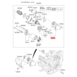 Крышка стартера передняя 36110-3C022 Mobis