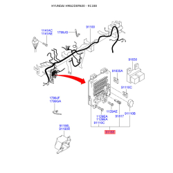 Коробка предохранителей и реле 91110-2D001 Mobis