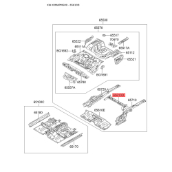Лонжерон підлоги 65630-2G100 Mobis
