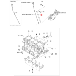 Щит заднього стоянкового гальма без колодок задній правий 58365-FD100 Mobis