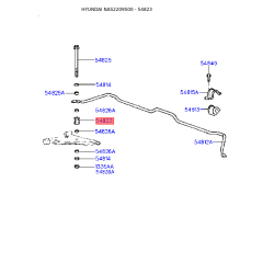 Втулка стабілізатора 54823-22000 Mobis