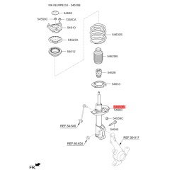 Амортизатор лівий 54650-B2040 Mobis