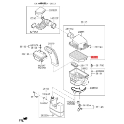 Фільтр повітряний 28113-3W500 Mobis