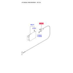 Трос, кришка бака 95720-33000 Mobis