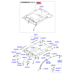 Обивка крышки 85301-3K213V2 Mobis