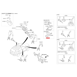 Брелок без ключа 95430-3W200 Mobis